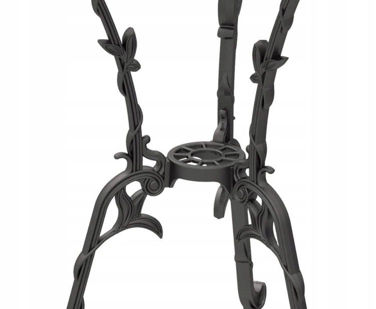 Okrągły stół ogrodowy z żeliwnym blatem 75 cm