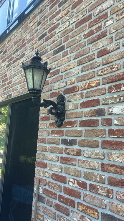Stojąca lampa żeliwna o wysokości 78 cm