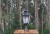 Czarna lampa żeliwna ogrodowa o wysokości 85 cm