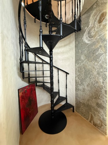 Schody żeliwne spiralne o średnicy 1550 mm