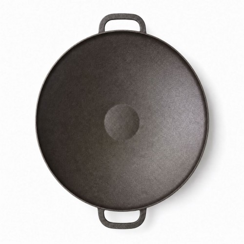Patelnia wok żeliwna 55 cm do gotowania przy ognisku