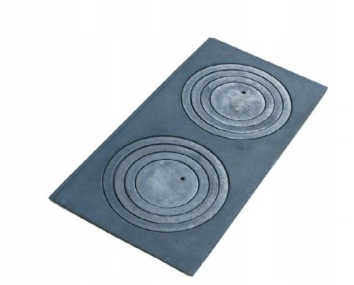 Płyta żeliwna kuchenna 2-otworowa 600x300 mm