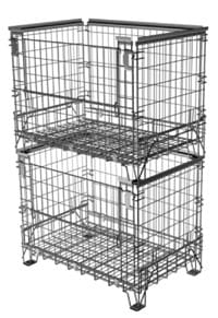 Metalowy boks składany 1200x800 siatkowy