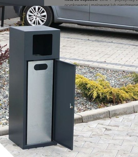 Jednokomorowy kosz do segregacji Etna I 40 l