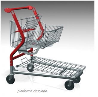 Wózek transportowy Vario 90 S z platformą drucianą