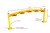 Stojak na hulajnogi V do przykręcenia lub wbetonowania