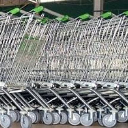 Profesjonalny wózek sklepowy MEC 150 do supermarketu