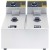 Frytownica elektryczna 2x3 l 230 V do gastronomii