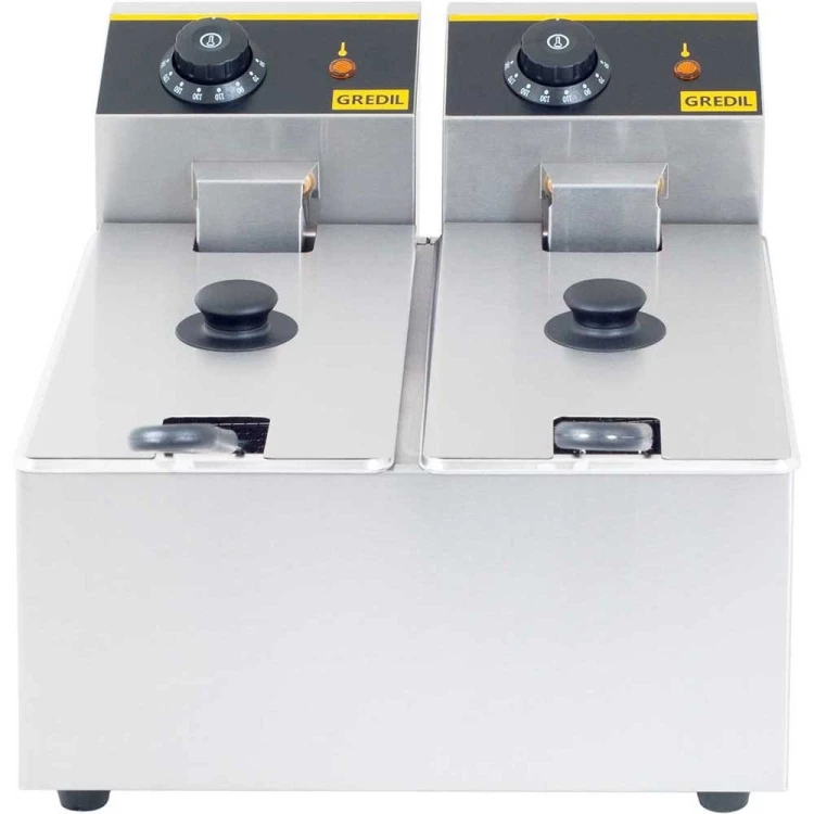 Frytownica elektryczna 2x3 l 230 V do gastronomii