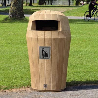 Zewnętrzny kosz Sherwood 75 l z materiału Everwood
