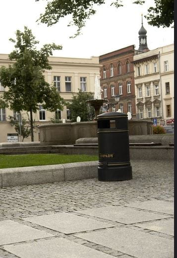 Kosz zewnętrzny Topsy Jubilee 110 l pojemnik wewnętrzny