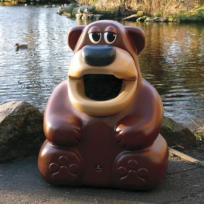 Kosz na śmieci przyjazny dzieciom TidyBear 70 l