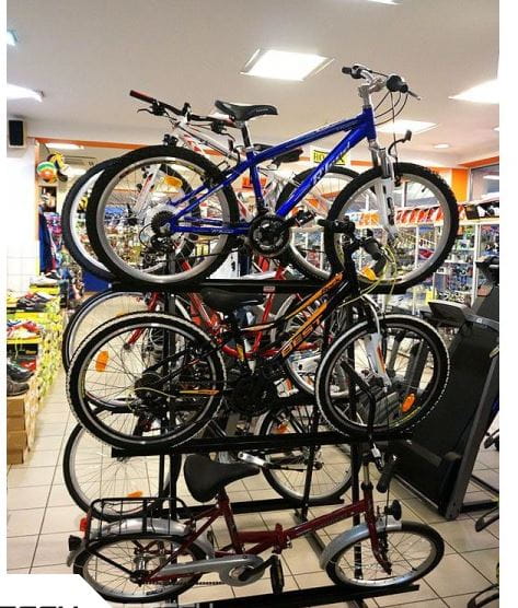 Stojak rowerowy ekspozycyjny Limo-6 na 6 stanowisk