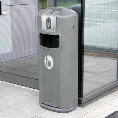 Kosz na śmieci z popielniczką Integro City 35 l