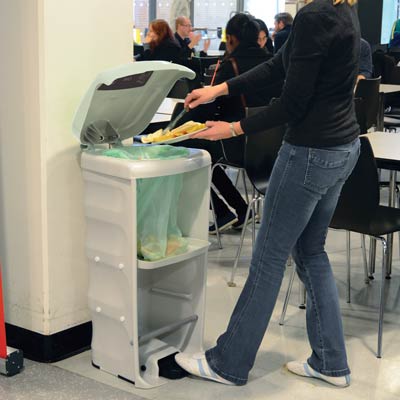 Kosz bio Nexus Shuttle z pedałem i systemem worków