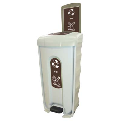 Kosz bio Nexus Shuttle 60 l z pedałem do gastronomii