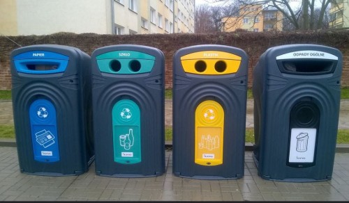 Nexus 360 zewnętrzny pojemnik do segregacji odpadów