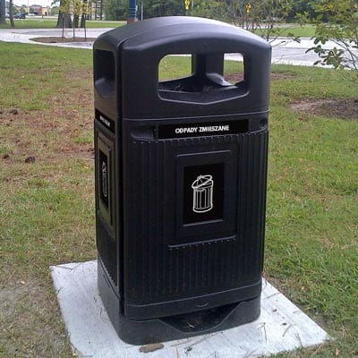 Pojemnik do segregacji odpadów zmieszanych Glasdon Jubilee 110