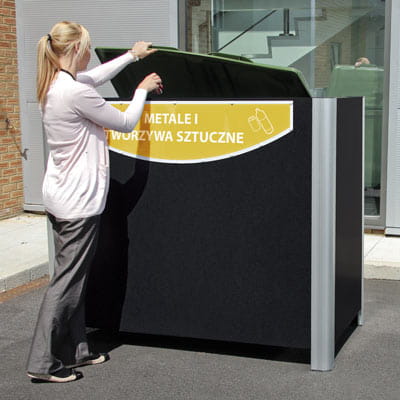 System osłon Visage 770 na pojemniki do recyklingu 600-770 l