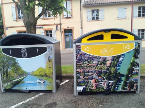 Zabudowa na pojemnik na śmieci 770 litrów Modus 770
