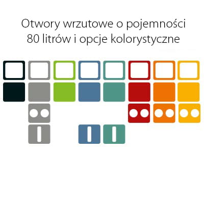 Nexus Evolution Duo pojemnik do biura i przestrzeni publicznych