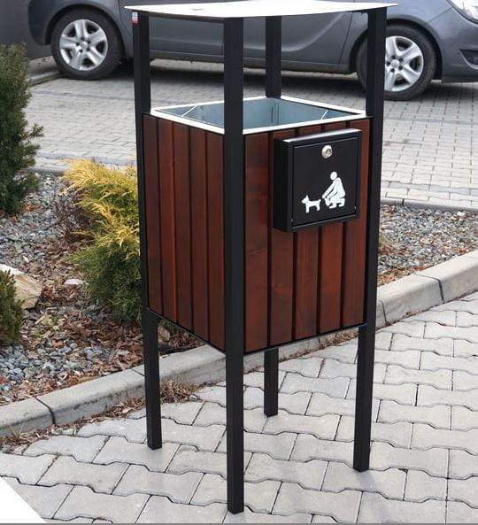 Kosz na psie odchody Promyk I do parku i na deptak