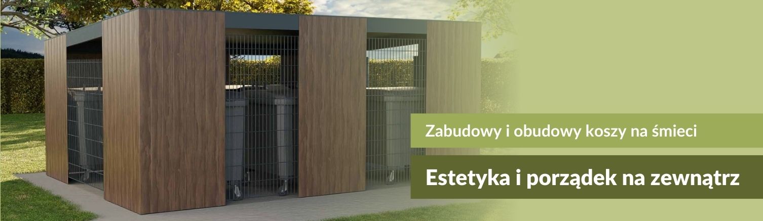 Wiaty zabudowy na pojemniki