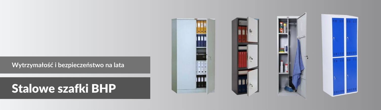 Szafki stalowe BHP i biurowe
