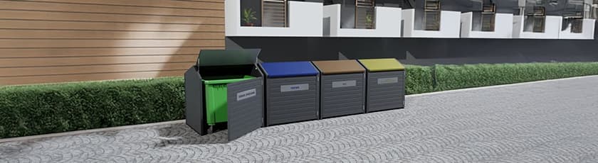 Zabudowy pojemników na śmieci