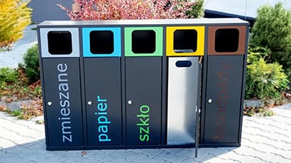 Kosze do segregacji śmieci
