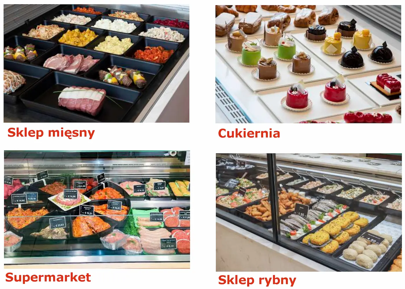 Prezentacja w ladzie chłodniczej