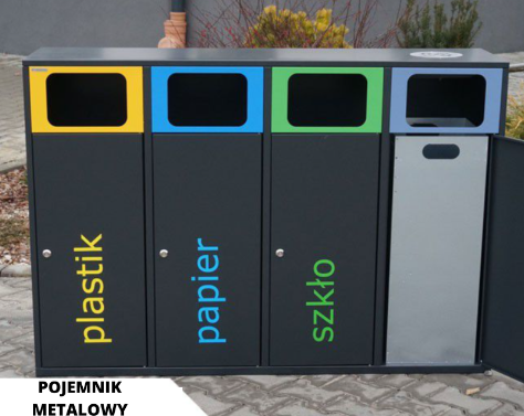 kosz do segregacji odpadów