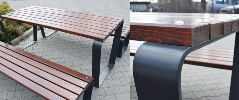mała architektura ogrodowa zestaw mebli ogrodowych 