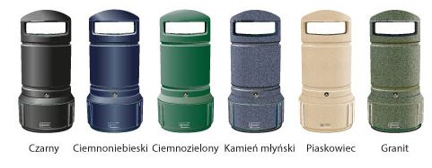 mini plaza kosz segregacja glasdon