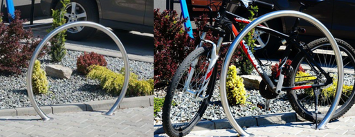 stojak rowerowy mała architektura