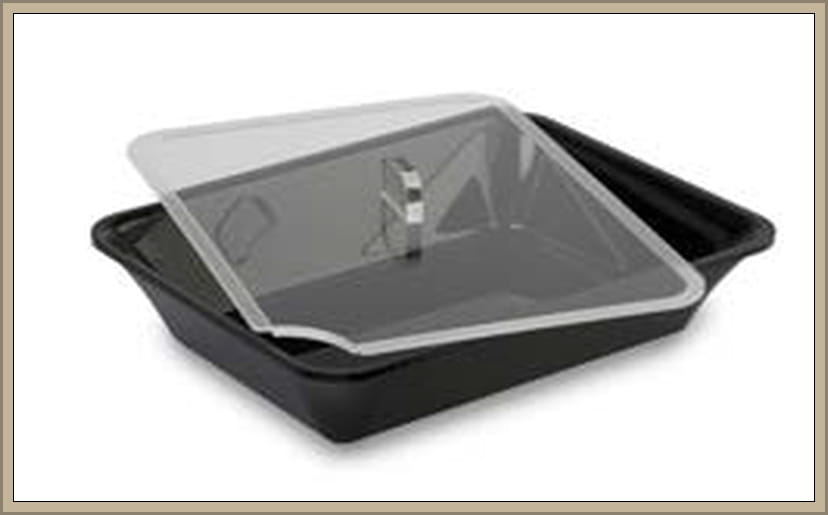 Pokrywka  z plexi, GN 1/5 na pojemnik ekspozycyjny/gastronomiczny, 265x200 mm, Dupont