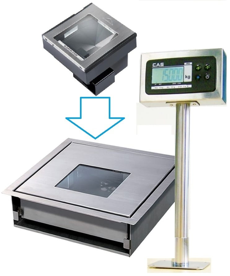 Waga,wagoskaner CAS PDS-S 15 3353 HSi RS zestaw 