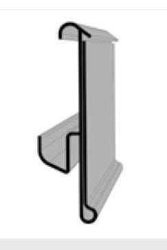 Listwa cenowa TE 52 mm 