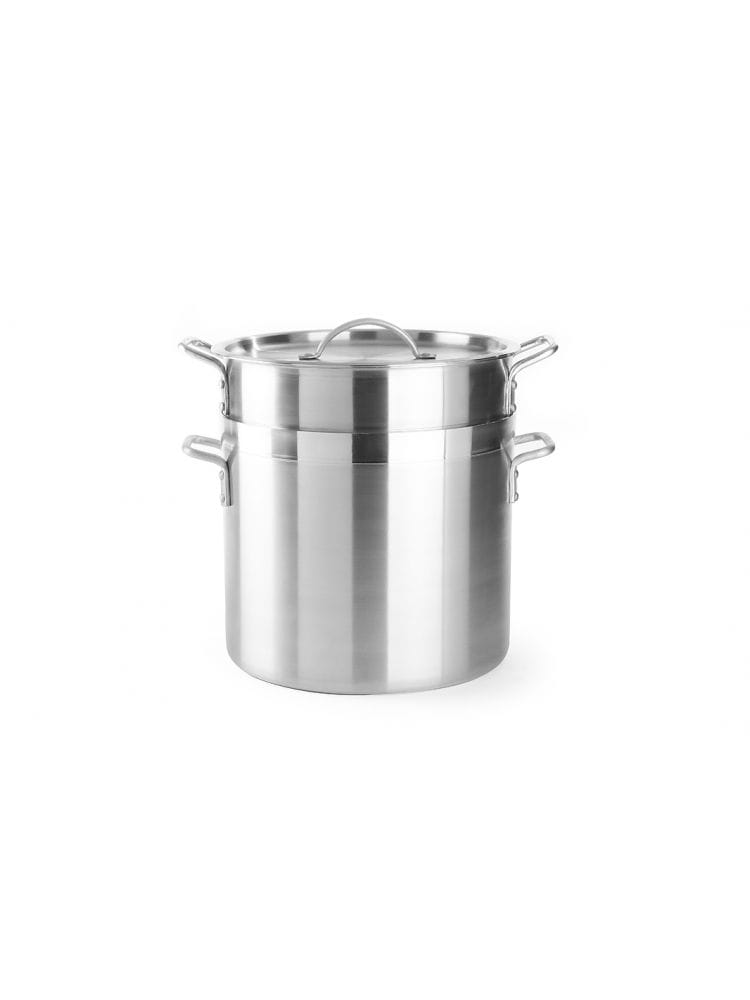 Garnek aluminiowy Profi Line z wkładem i pokrywką, Ø 400 mm, poj. 45 l    