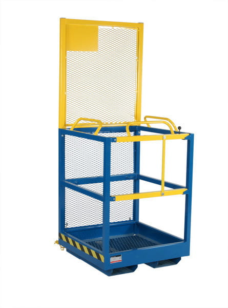 Pomost roboczy, kosz do wózka widłowego AK 800x1200