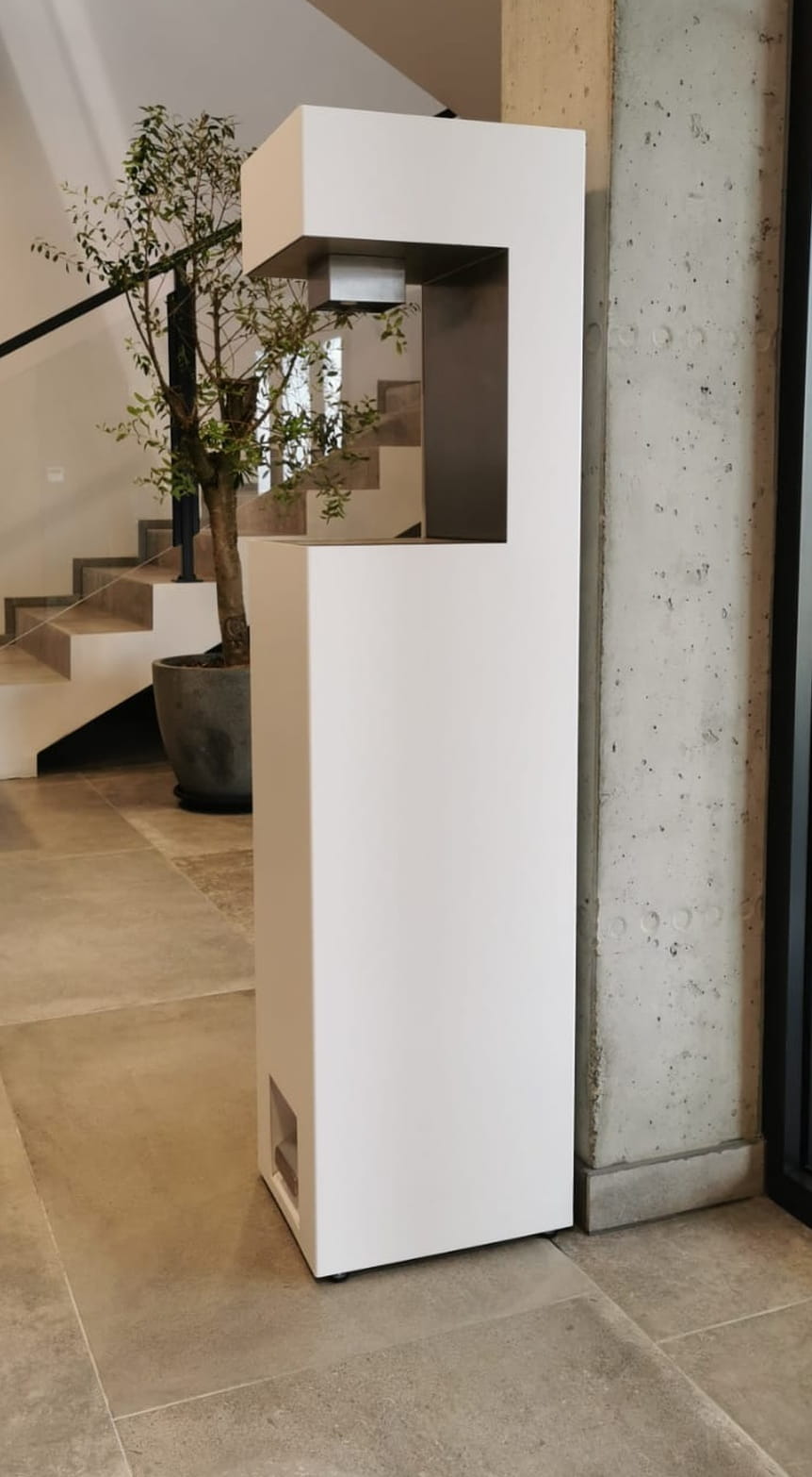 Bezdotykowa stacja do dezynfekcji, mechaniczna Indoor  