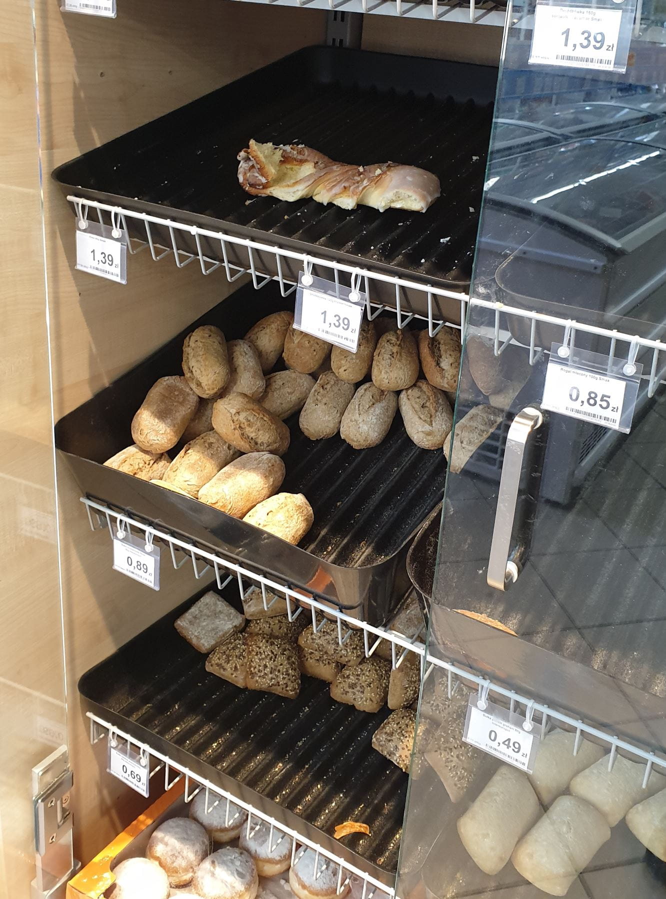 Pojemnik na pieczywo, bułki 51,5x50,5 cm, h=6 cm, ryflowany 