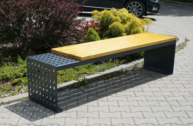 Ławka Lisandra, stal ocynkowana malowana   