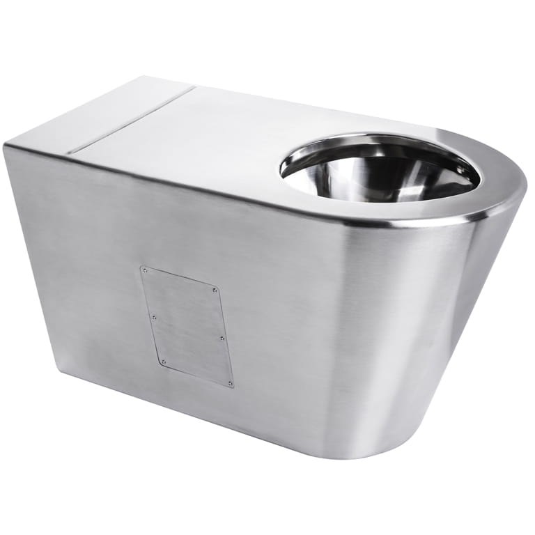 Misa WC dla niepełnosprawnych stal szlachetna matowa 
