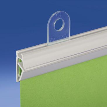 Listwa plakatowa zatrzaskowa, biała lub przezroczysta, 70 cm