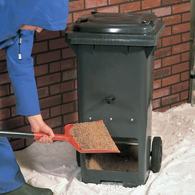 Pojemnik na materiał posypowy Rollastor