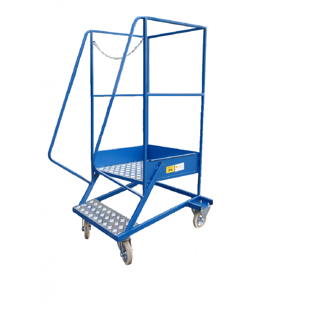 Pomost magazynowy, podest, drabina jezdna, WGP, 1 stopień