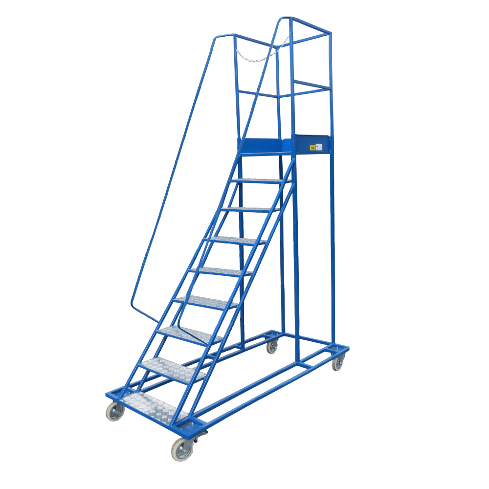 Pomost magazynowy, podest, drabina jezdna, WGP, 8 stopni   