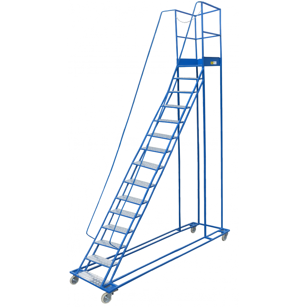 Pomost magazynowy, podest, drabina jezdna, WGP, 14 stopni         