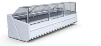 Lada chłodnicza SAMOS 2.50 z agregatem wewnętrznym  